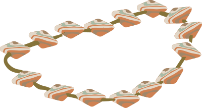 Artifact Necklace Rhyolite clipart