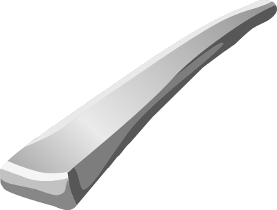 Artifact Platinumium Spork Piece1 clipart