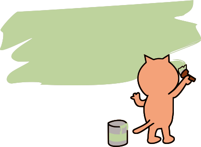 Artist cat clipart