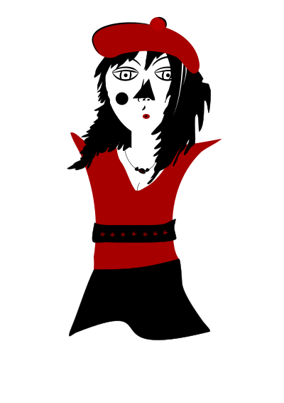 Artistic Style Girl clipart