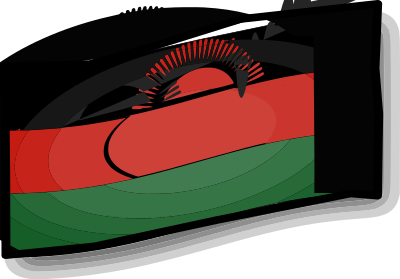 Artsy Malawi Flag clipart