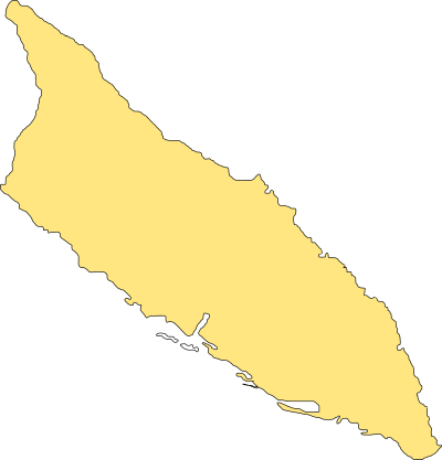 Aruba Coast map clipart