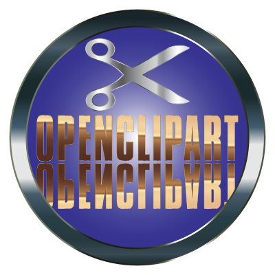 Arvin61r58's OpenClipart Logo With Fading Reflection clipart