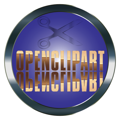 Arvin61r58's OpenClipart Logo With Fading Reflection Enhanced clipart