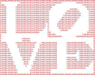 ASCII Love clipart