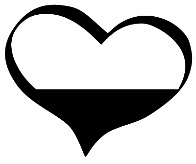Asexual heart clipart