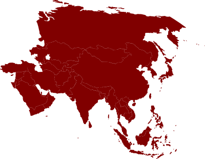 Asian continent clipart