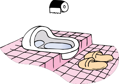 Asian Squat Toilet (#1) clipart