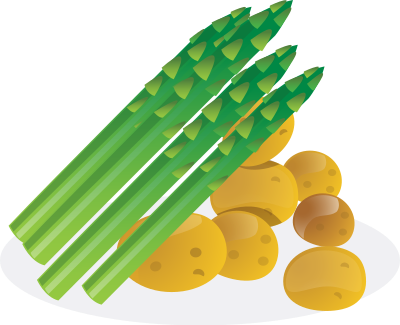 Asparagus clipart