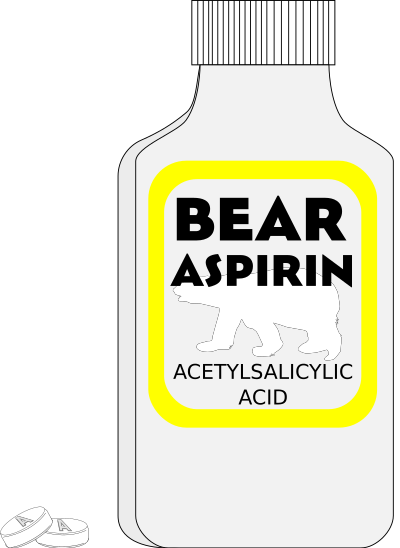Aspirin Bottle clipart