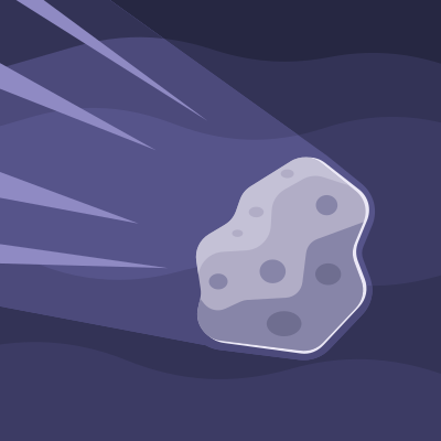 Asteroid clipart