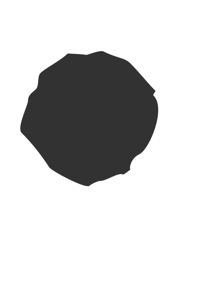 Asteroid remix (no shading) clipart