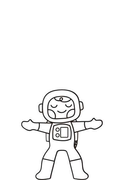 Astronaut Juggler Recursive clipart