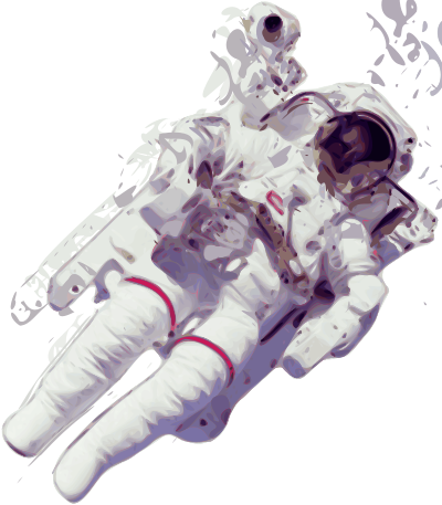 Astronaut Small Version clipart