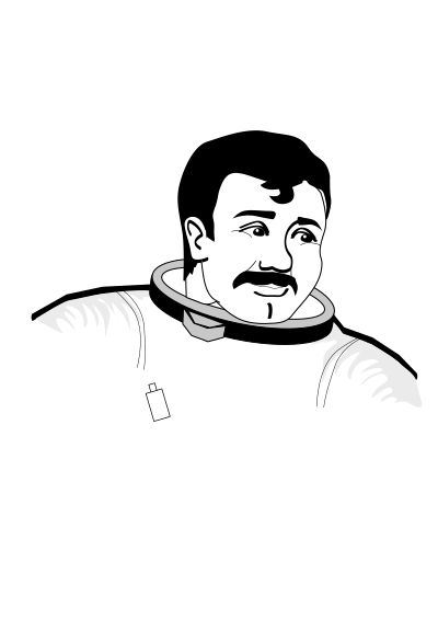 Astronaut2 iss activity sheet p1 clipart