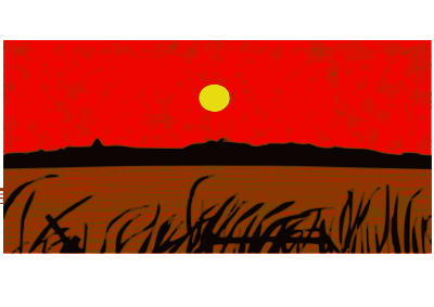 Atardecer clipart