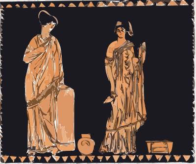 Athenian women clipart
