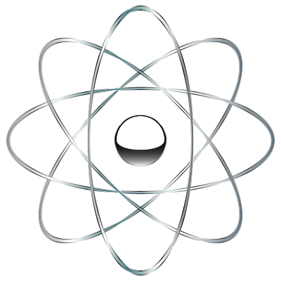Atom No Background clipart