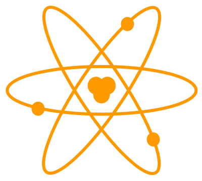 Atom Orange clipart