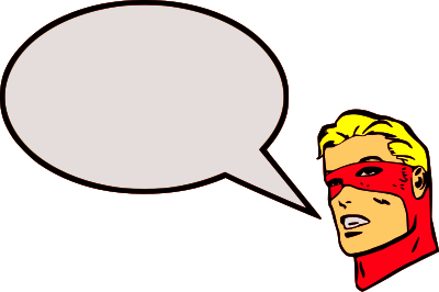 Atoman speech balloon clipart