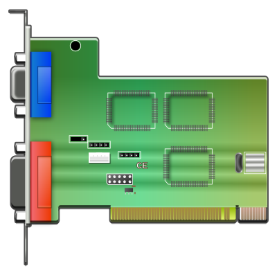 Audio card clipart