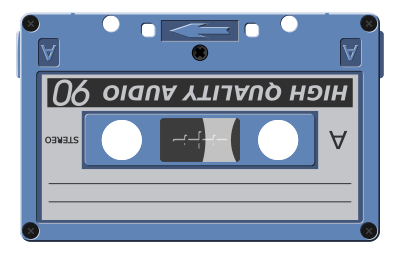 Audio-cassette clipart