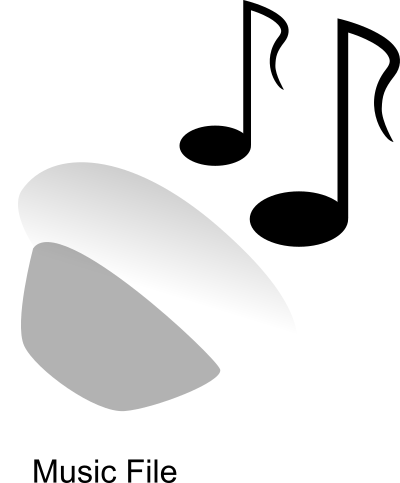 Audio File Icon clipart