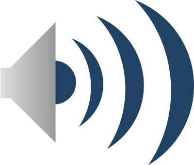 Audio icon clipart