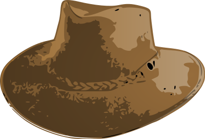 Aussie hat 01 clipart