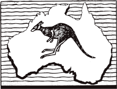 Aussie Map Symbol clipart