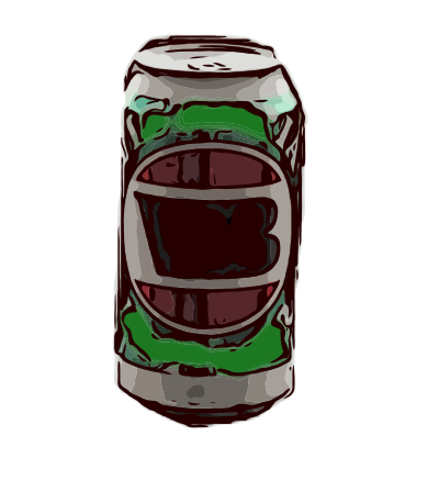 Aussie Style Beer Can clipart