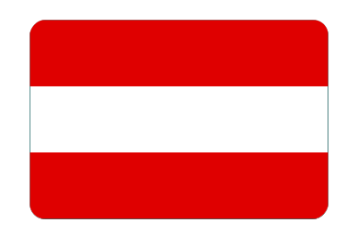 Austria flag (bevelled) clipart