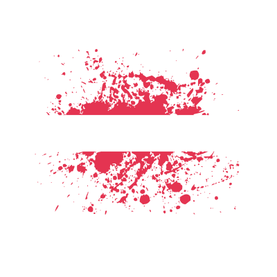 Austria republic flag ink grunge clipart