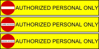 Authorized Personal clipart