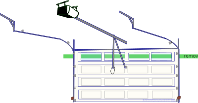 Automatic Garage Door clipart
