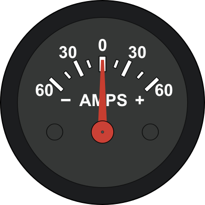 Automotive Amp Meter clipart