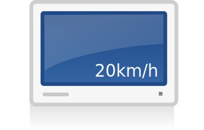 Automotive trip computer clipart