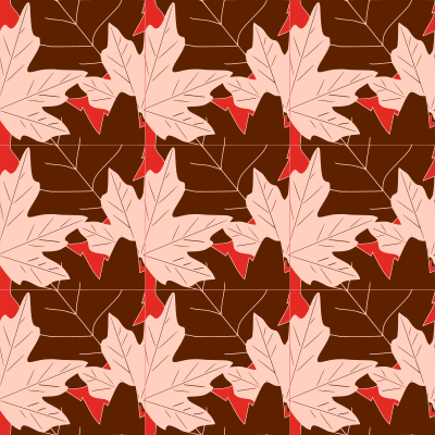 Autumn leaves -seamless pattern clipart