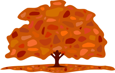 Autumn tree clipart