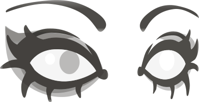 Avatar Vanity Eyes Goth clipart