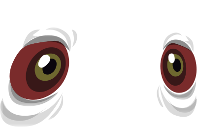 Avatar Vanity Eyes Red Eyeballs clipart