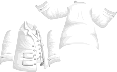 Avatar Wardrobe Coat Jacket With Vest clipart