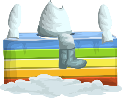 Avatar Wardrobe Coat RideRainbow clipart