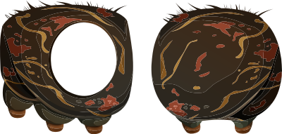 Avatar Wardrobe Hat Caterpillar Mask 02 clipart