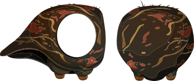 Avatar Wardrobe Hat Caterpillar Mask 03 clipart