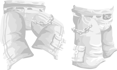 Avatar Wardrobe Pants GothPants clipart