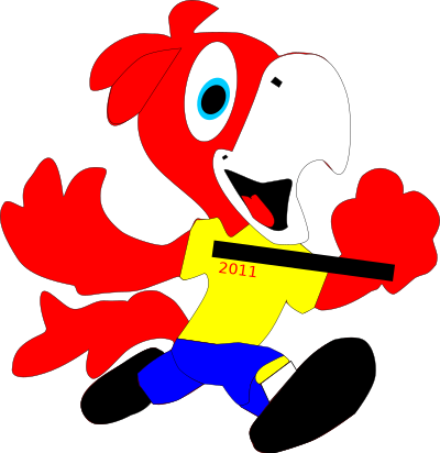 Ave del mundial clipart