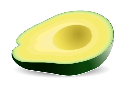 Avocado clipart