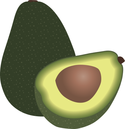Avocado (#3) clipart