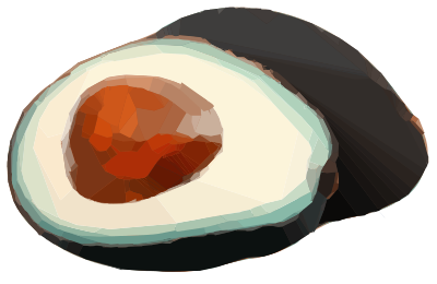 Avocado clipart